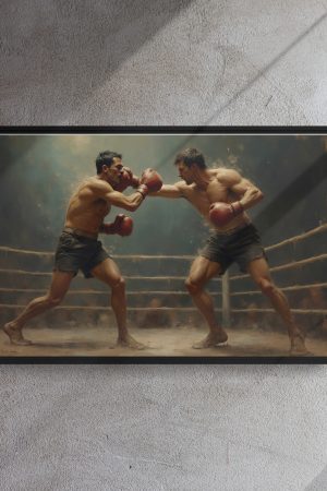 Framed canvas: Pugilist - Fight Club