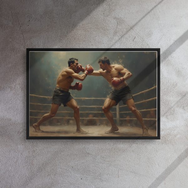 Framed canvas: Pugilist - Fight Club