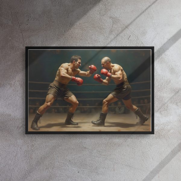 Framed canvas: Pugilist - EnGarde