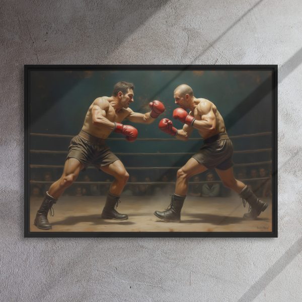Framed canvas: Pugilist - EnGarde - Image 3