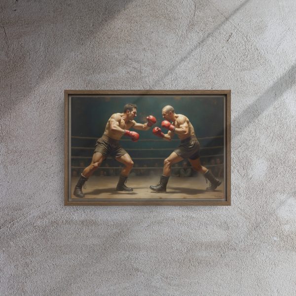 Framed canvas: Pugilist - EnGarde - Image 4