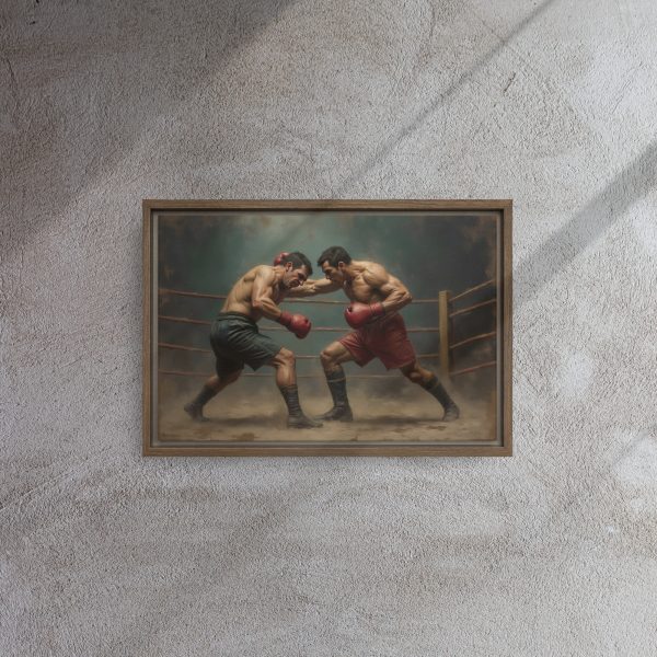 Framed canvas: Pugilist - Man Handled - Image 4