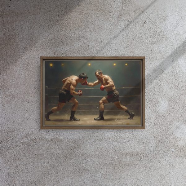 Framed canvas: Pugilist - The Charge - Image 4