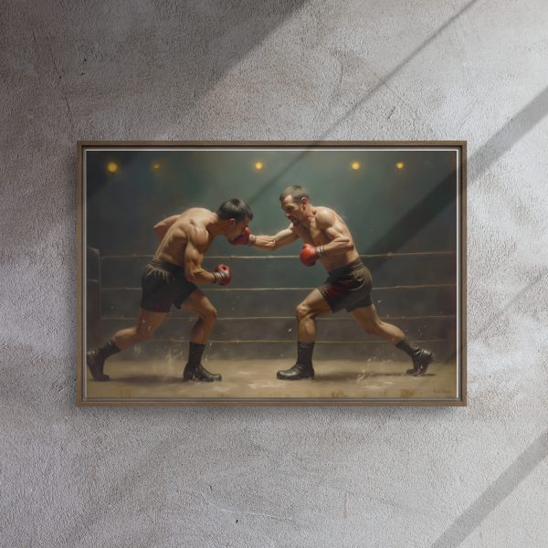 Framed canvas: Pugilist - The Charge - Image 5
