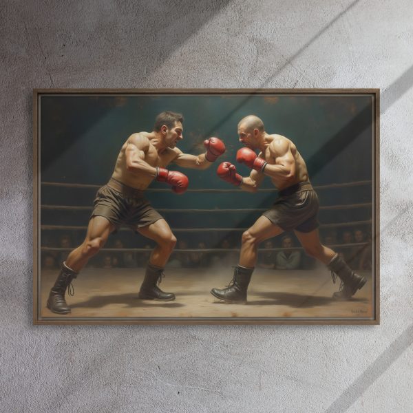 Framed canvas: Pugilist - EnGarde - Image 6