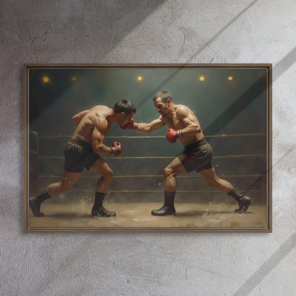Framed canvas: Pugilist - The Charge - Image 6