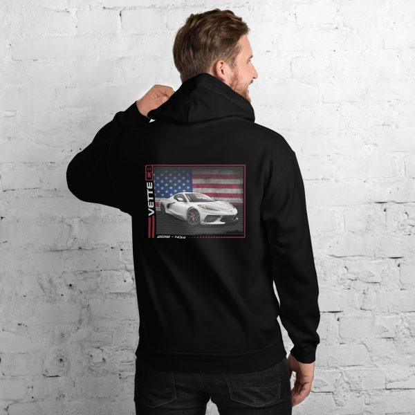 C8 Corvette Dark Gen Uni-Hoodie - Image 2