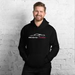 C8 Corvette Dark Gen Uni-Hoodie