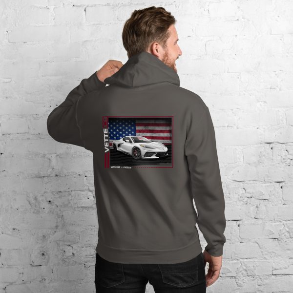 C8 Corvette Dark Gen Uni-Hoodie - Image 26