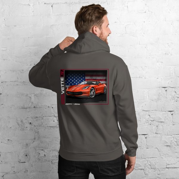 C7 Corvette Dark Gen Uni-Hoodie - Image 26