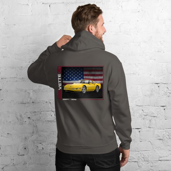 C4 Corvette Dark Gen Uni-Hoodie - Image 26