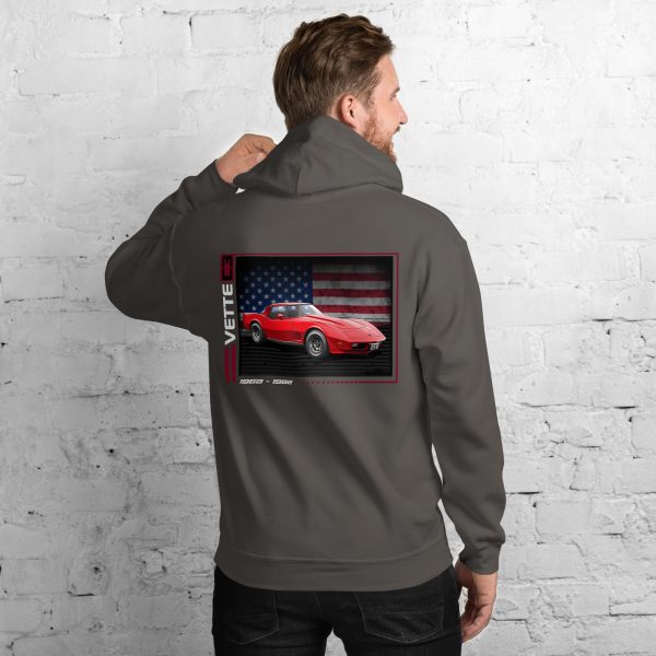 C3 Corvette Dark Gen Uni-Hoodie - Image 26