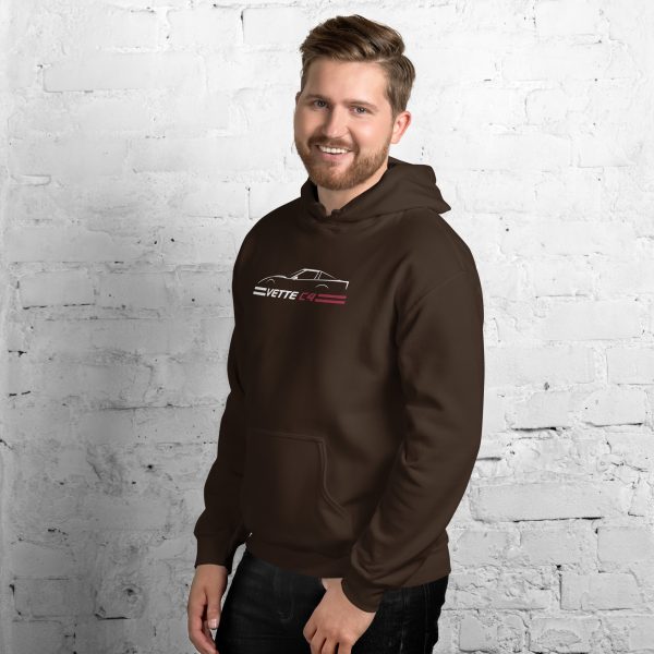 C4 Corvette Dark Gen Uni-Hoodie - Image 15