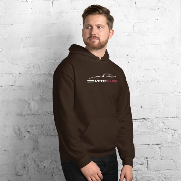 C4 Corvette Dark Gen Uni-Hoodie - Image 16