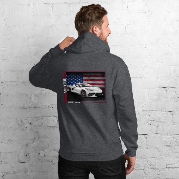 C8 Corvette Dark Gen Uni-Hoodie - Image 18