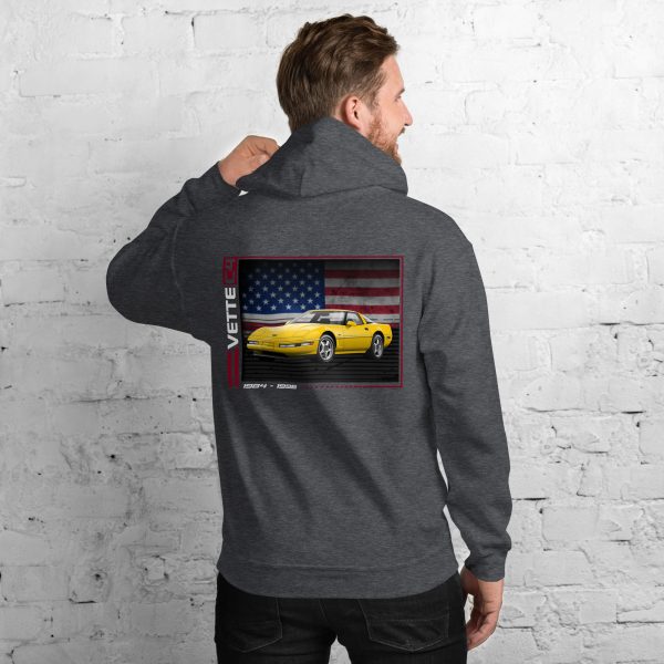 C4 Corvette Dark Gen Uni-Hoodie - Image 18
