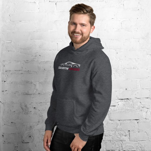 C8 Corvette Dark Gen Uni-Hoodie - Image 19