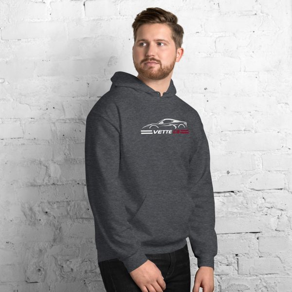 C8 Corvette Dark Gen Uni-Hoodie - Image 20