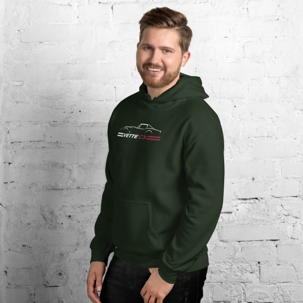 C3 Corvette Dark Gen Uni-Hoodie - Image 19