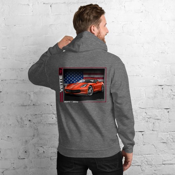 C7 Corvette Dark Gen Uni-Hoodie - Image 38