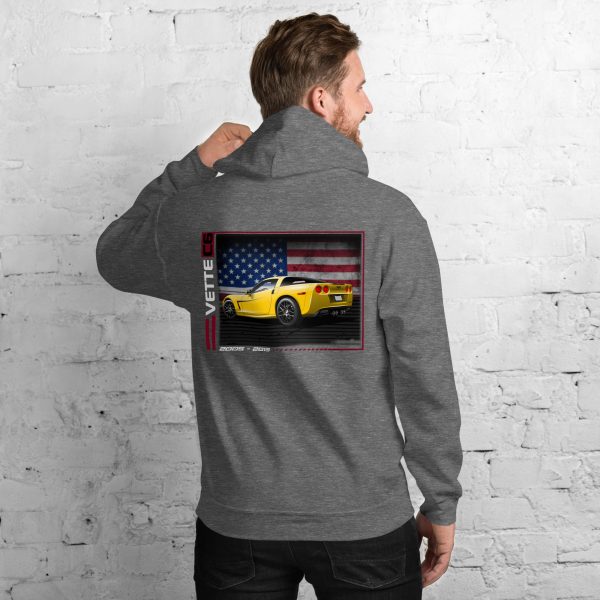 C6 Corvette Dark Gen Uni-Hoodie - Image 38