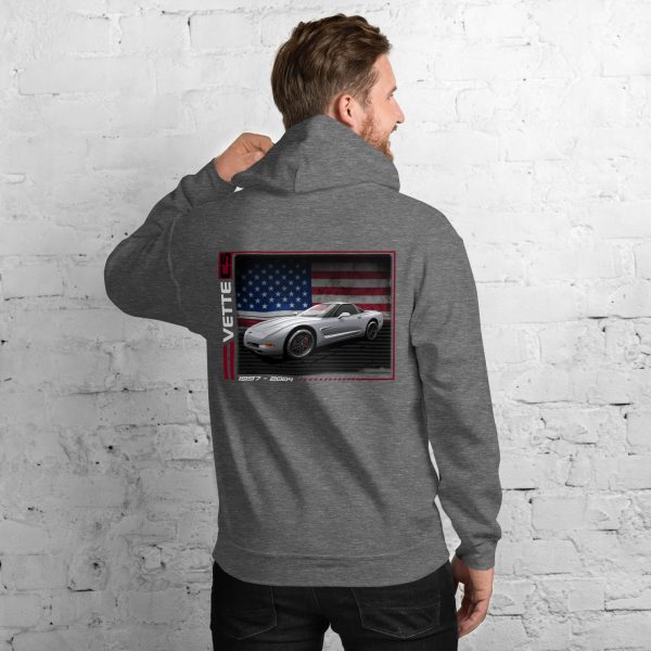 C5 Corvette Dark Gen Uni-Hoodie - Image 38