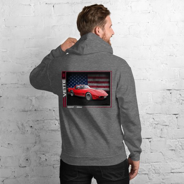 C3 Corvette Dark Gen Uni-Hoodie - Image 38