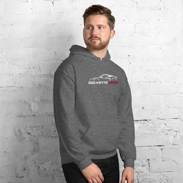 C8 Corvette Dark Gen Uni-Hoodie - Image 40