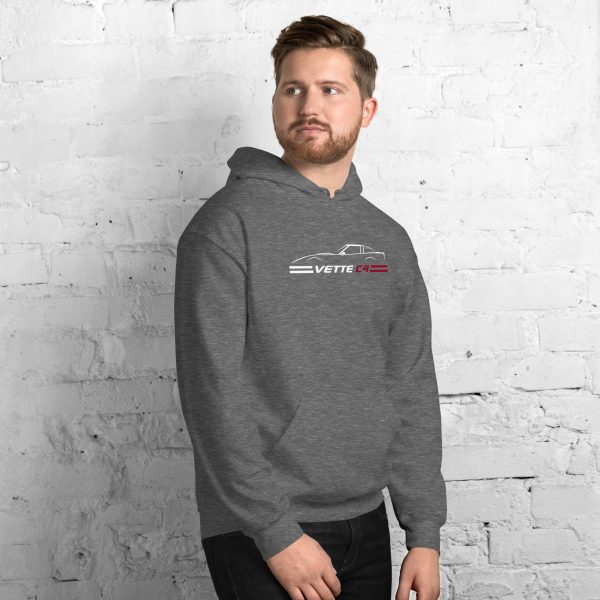 C4 Corvette Dark Gen Uni-Hoodie - Image 40