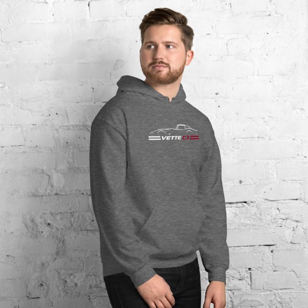 C3 Corvette Dark Gen Uni-Hoodie - Image 40