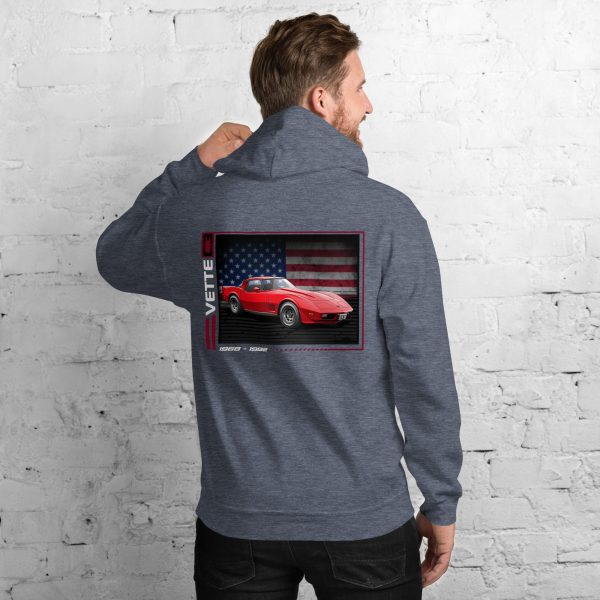 C3 Corvette Dark Gen Uni-Hoodie - Image 34