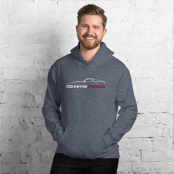 C4 Corvette Dark Gen Uni-Hoodie - Image 33