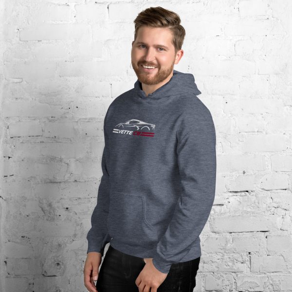 C8 Corvette Dark Gen Uni-Hoodie - Image 35