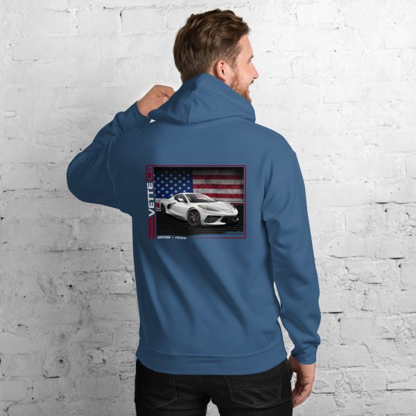 C8 Corvette Dark Gen Uni-Hoodie - Image 30