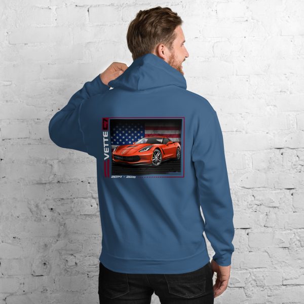 C7 Corvette Dark Gen Uni-Hoodie - Image 30