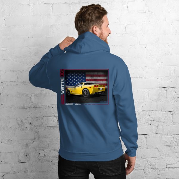 C6 Corvette Dark Gen Uni-Hoodie - Image 30