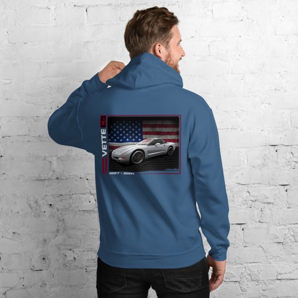C5 Corvette Dark Gen Uni-Hoodie - Image 30