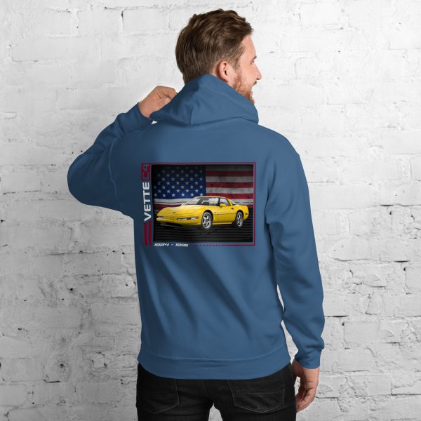 C4 Corvette Dark Gen Uni-Hoodie - Image 30
