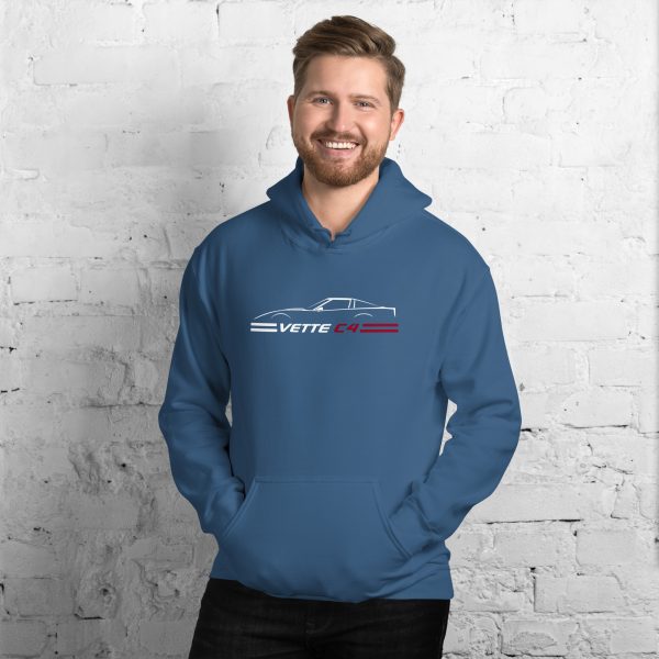 C4 Corvette Dark Gen Uni-Hoodie - Image 29