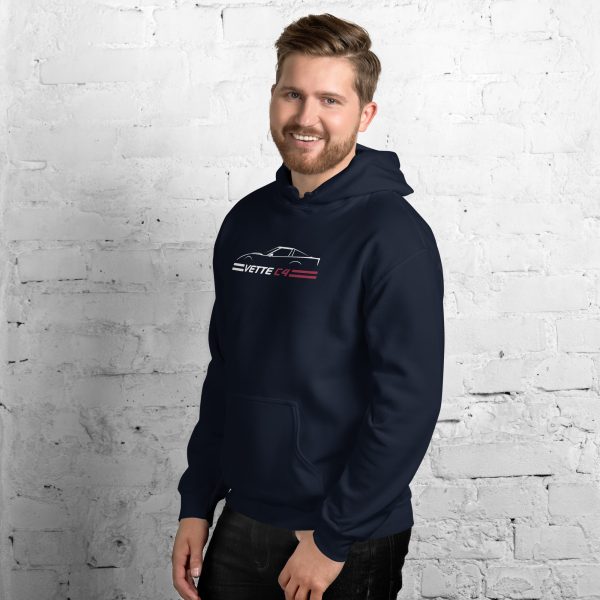 C4 Corvette Dark Gen Uni-Hoodie - Image 7
