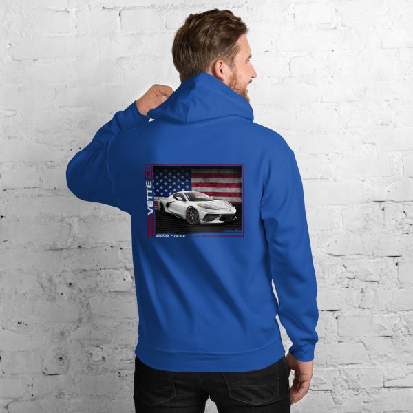 C8 Corvette Dark Gen Uni-Hoodie - Image 22