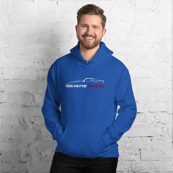 C4 Corvette Dark Gen Uni-Hoodie - Image 21