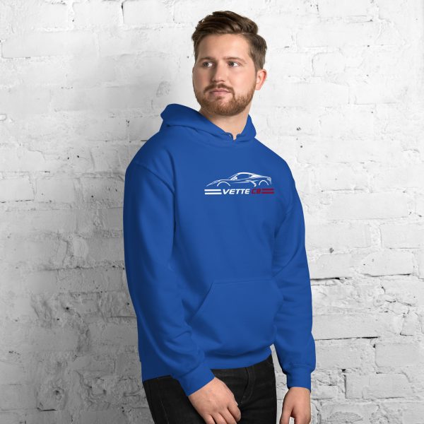 C8 Corvette Dark Gen Uni-Hoodie - Image 24