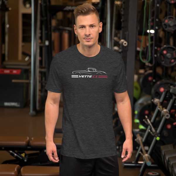 C1 Corvette Dark Gen Unisex t-shirt - Image 9