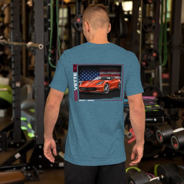 C7 Corvette Dark Gen Unisex t-shirt - Image 14