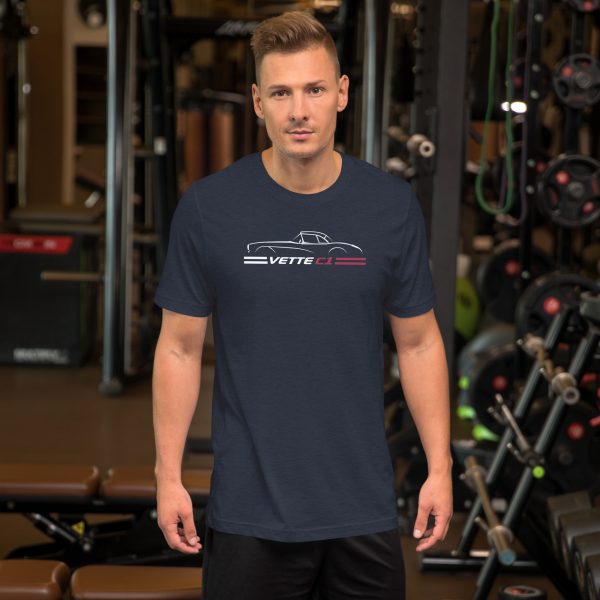 C1 Corvette Dark Gen Unisex t-shirt - Image 7