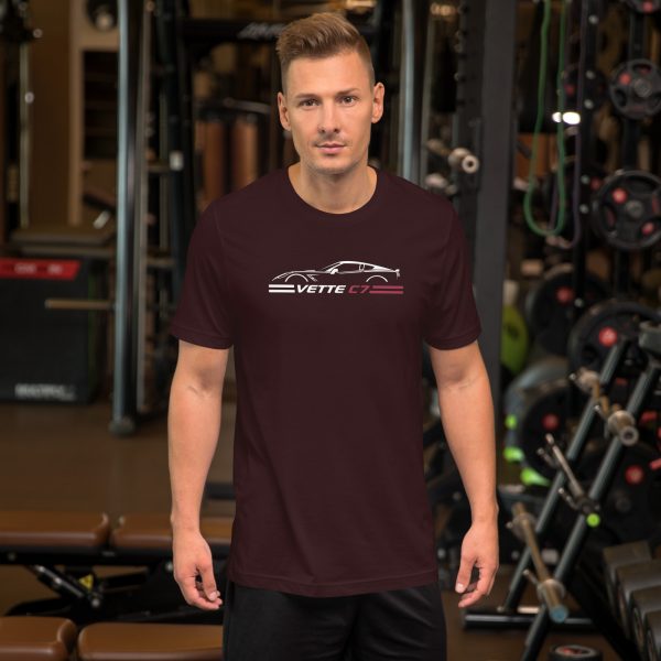 C7 Corvette Dark Gen Unisex t-shirt - Image 3