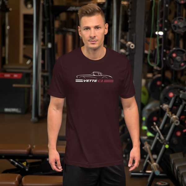 C1 Corvette Dark Gen Unisex t-shirt - Image 3